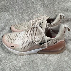 Nike Women's Sneakers in Pink and Cream